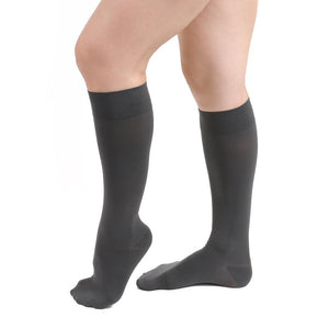 Salvere Opaque, Knee High, Closed Toe, 15-20 mmHg
