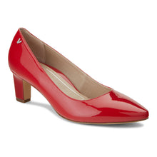 women's cherry patent dress heel shoe