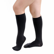 knee high opaque compression stocking