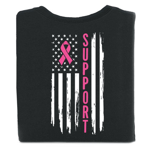 Support Flag Breast Cancer T-Shirt