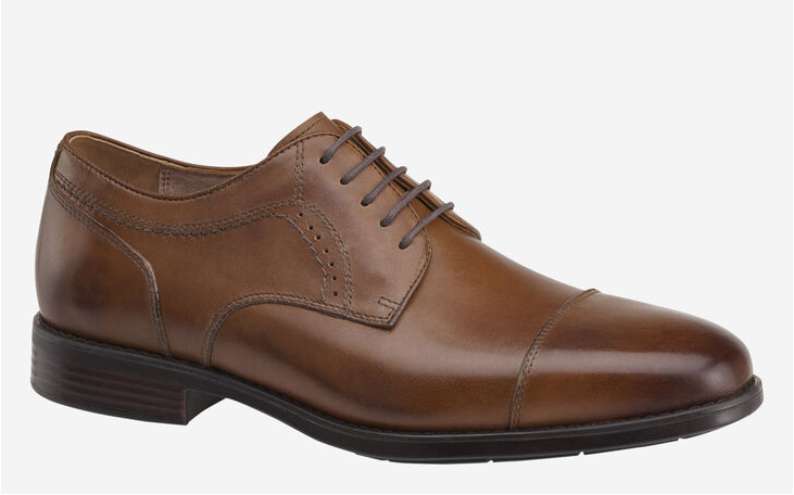 men's waterproof  tan dress shoe