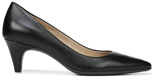 women's black low dress heel