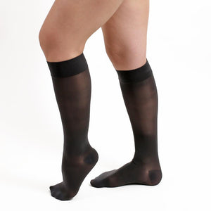 Salvere Simply Sheer, Women's Knee High, Closed Toe, 20-30 mmHg