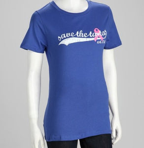 Save the Tatas Blue Women's T-Shirt