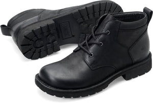 men's waterproof black work boot